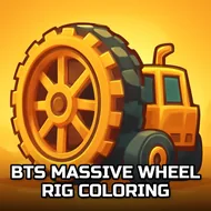 BTS Massive Wheel Rig Coloring - Pixel Art Coloring game