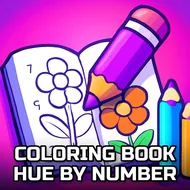 Coloring Book Hue By Number - Paint By Number game