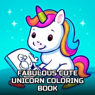 Fabulous Cute Unicorn Coloring Book - Kids Drawing game