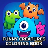 Funny Creatures Coloring Book - Pixel Art Coloring game